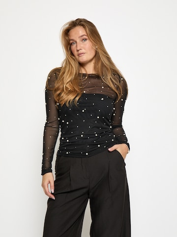 Haut ' DSLusanne Mesh Top ' DESIRES en noir : devant