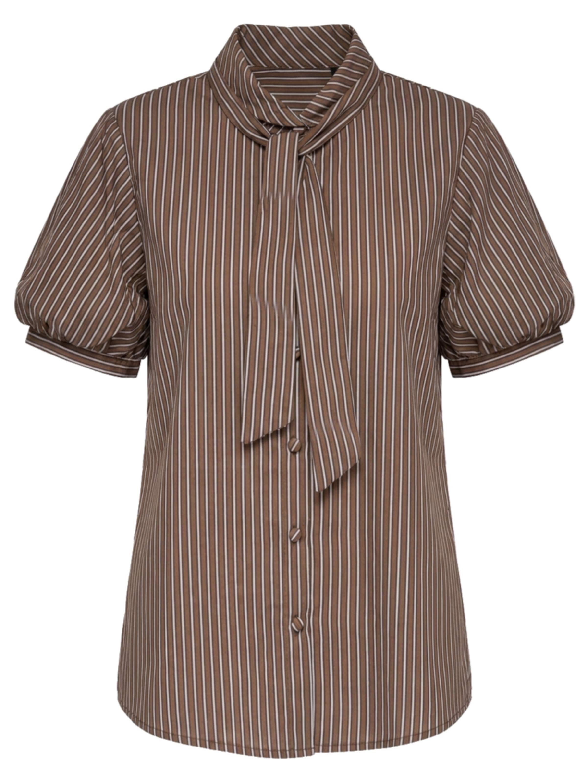 Chemisier Ombre en marron : devant