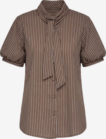 Chemisier Ombre en marron : devant