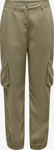 ONLY Tapered Cargo Pants 'Kenya' in Green: front