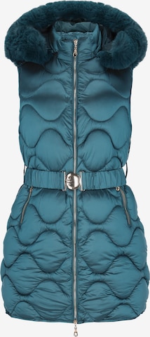 faina - Colete em verde: frente