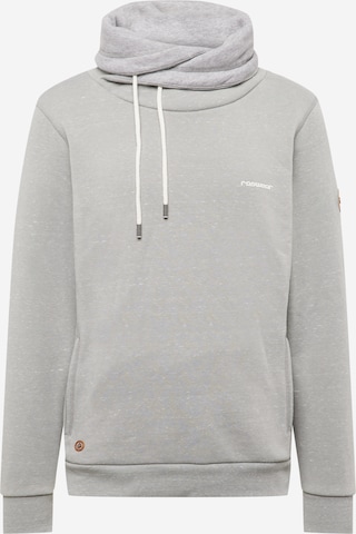 Ragwear Sweatshirt 'HOOKER' in Grey: front