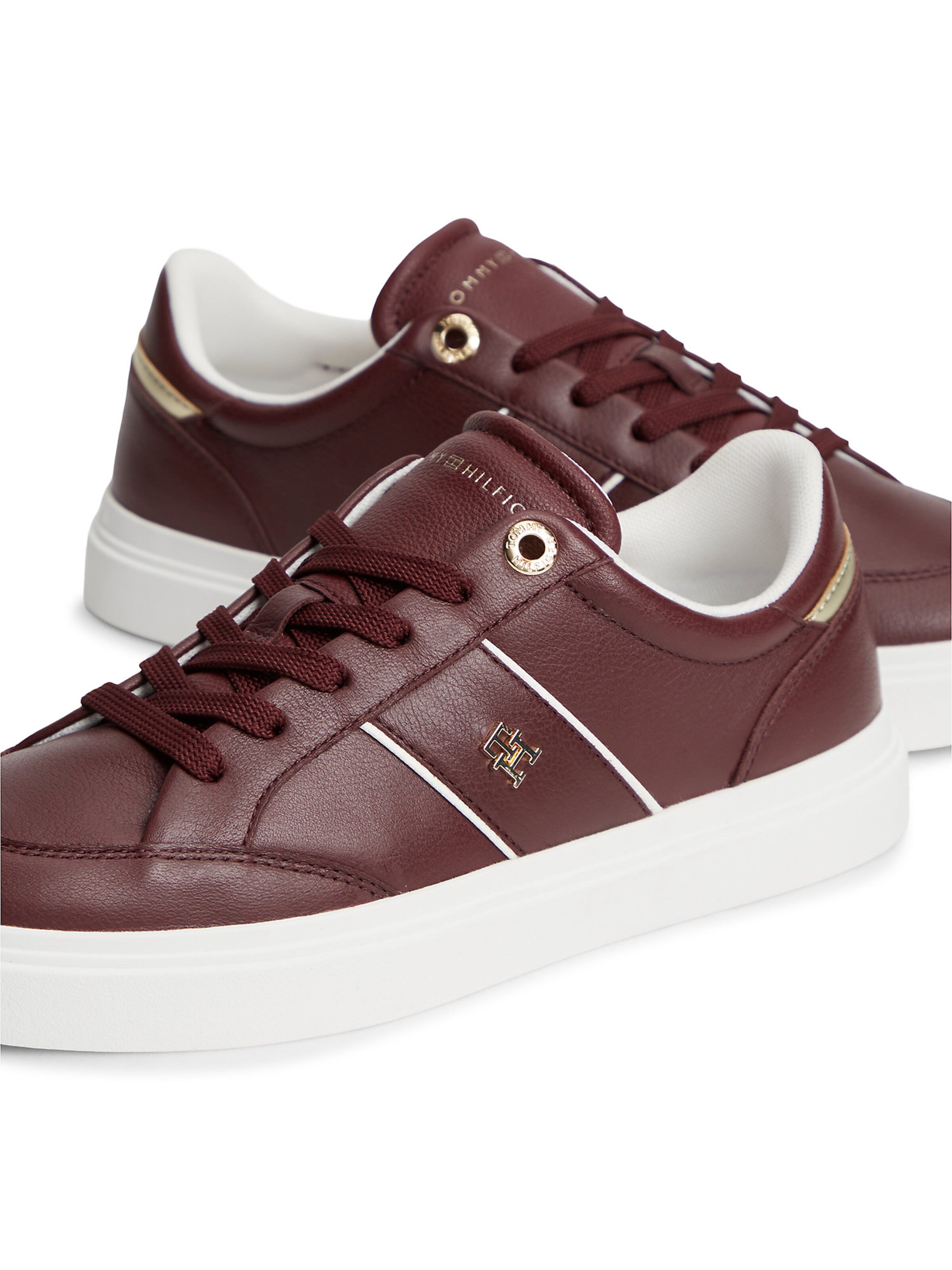 Baskets basses TOMMY HILFIGER en rouge