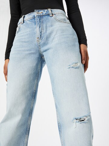 Gina Tricot Loosefit Jeans in Blau