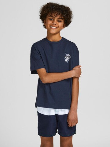 Jack & Jones Junior T-Shirt 'Flows' in Blau: predná strana