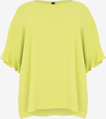 Yoek Blouse in Green: front