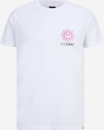 Iriedaily - Camiseta 'Dose Descene' en blanco: frente