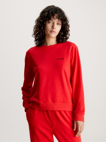 Calvin Klein Schlafshirt in Rot: predná strana