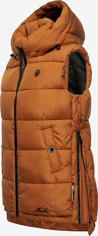 MARIKOO Bodywarmer 'Zarinaa' in Bruin