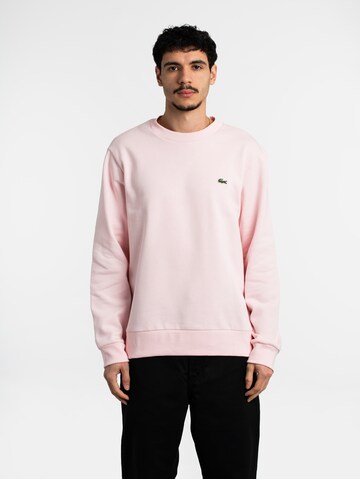 LACOSTE Sweatshirt in Pink: Vorderseite