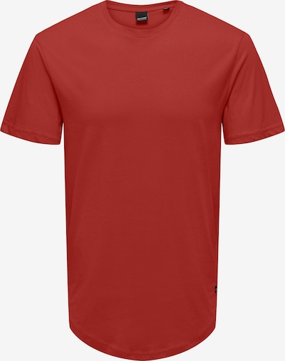 Only & Sons Camiseta 'MATT' en rojo vino, Vista del producto