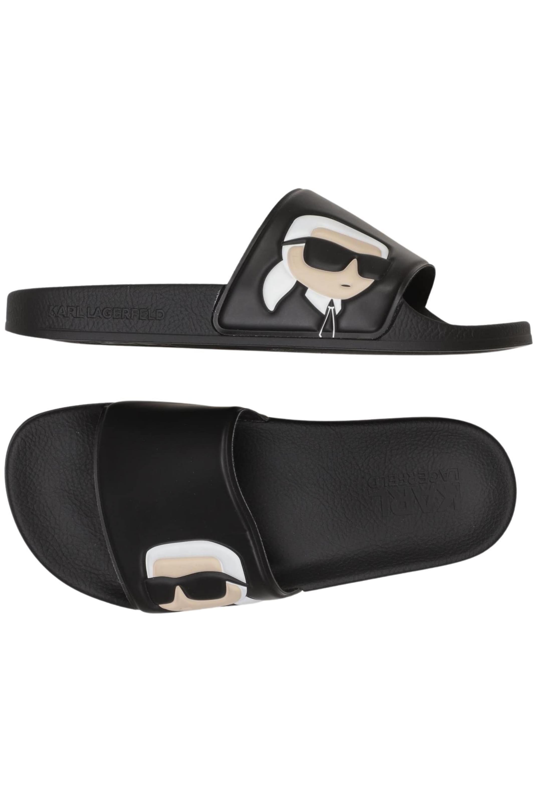 Karl Lagerfeld Sandals & High-Heeled Sandals in 37 in Black: front