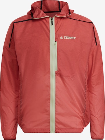 ADIDAS TERREX Outdoor jacket 'TERREX Agravic' in Orange: front