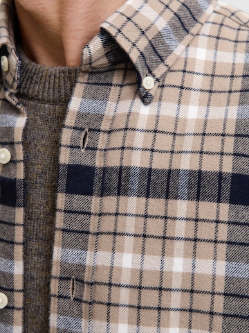 Jack & Jones Premium Regular fit Риза 'JPRBLUBARKLEY' в сиво