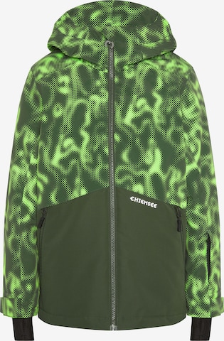 CHIEMSEE Athletic Jacket in Green: front