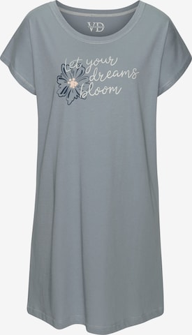 Chemise de nuit VIVANCE en gris : devant