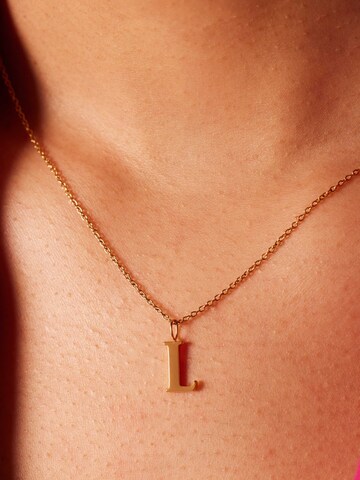 Lucardi Ketting in Goud: voorkant