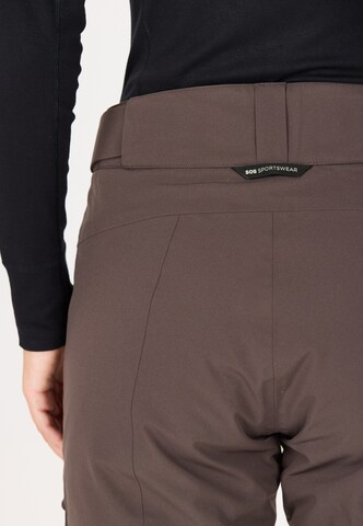 SOS Regular Workout Pants 'Cosmos' in Brown