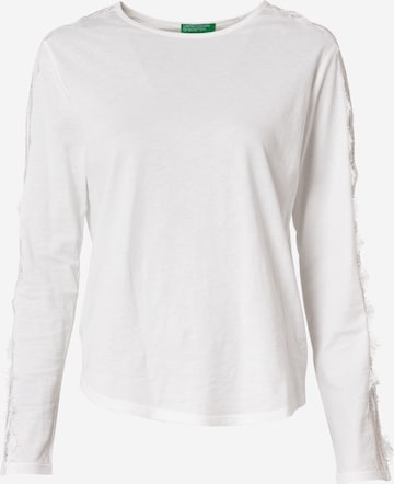 UNITED COLORS OF BENETTON Shirt in White: front