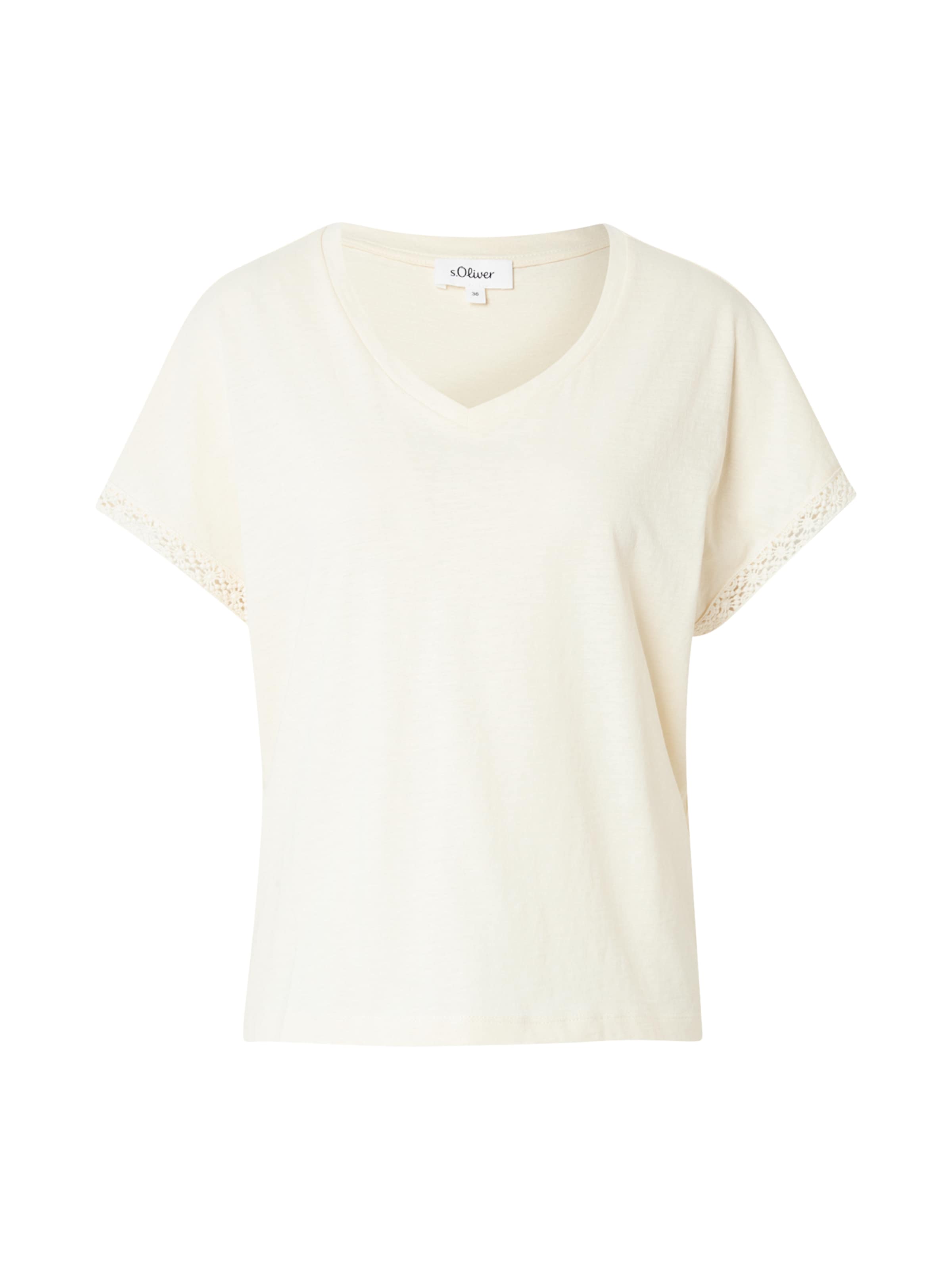 s.Oliver Shirt in Beige: front