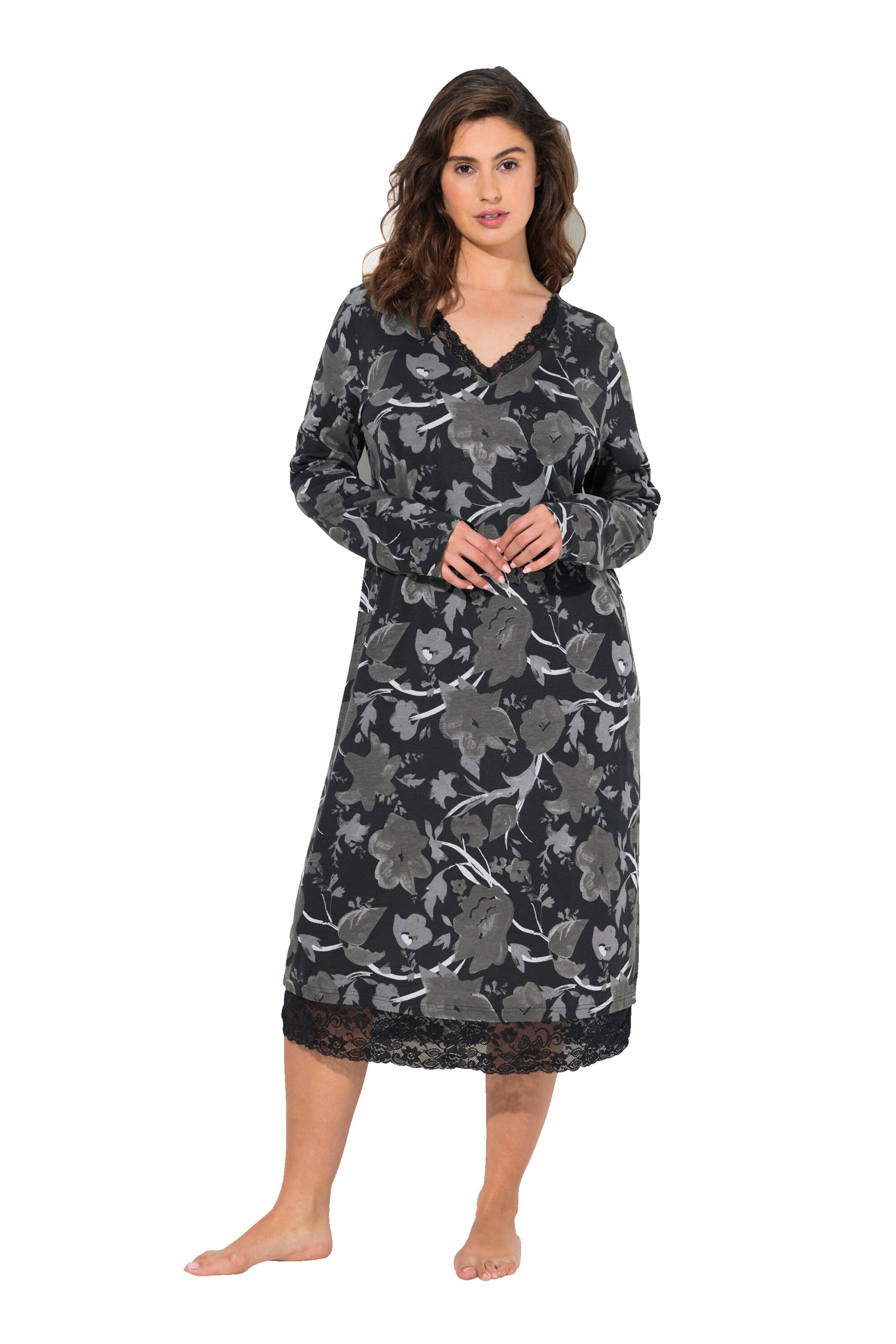 Ulla Popken Nightgown in Black