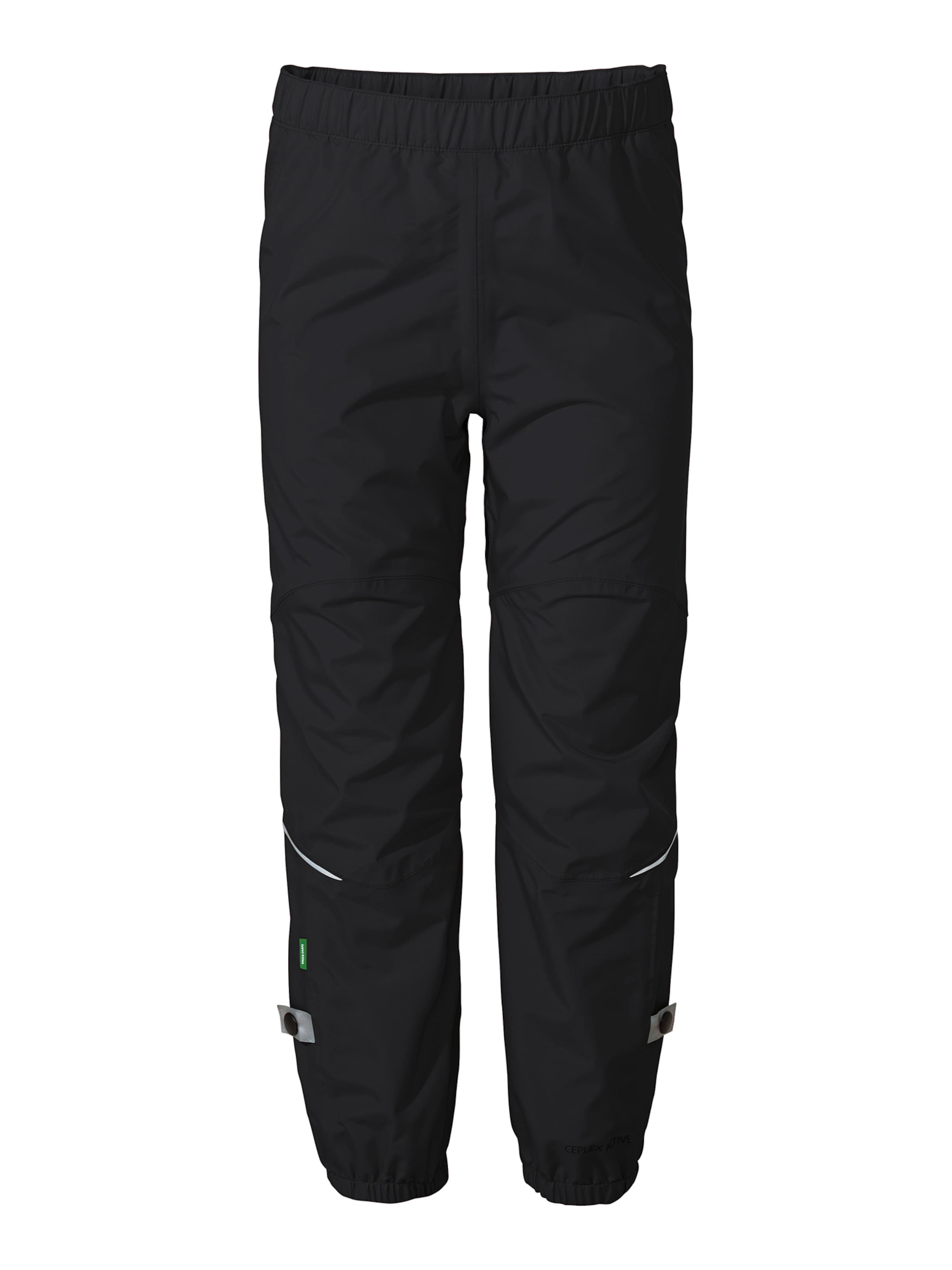 VAUDE Tapered Outdoor trousers 'Grody' in Black: front