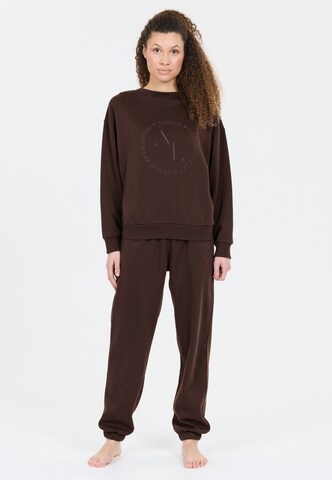 Athlecia Regular Sweathose 'Damla' in Braun