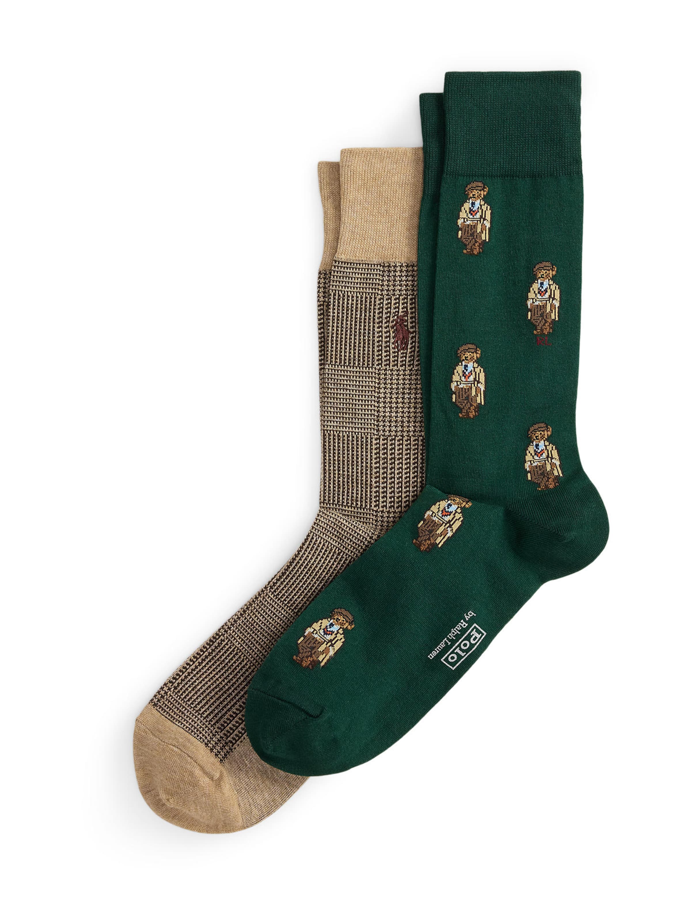 brūns Polo Ralph Lauren Zeķes: no priekšpuses