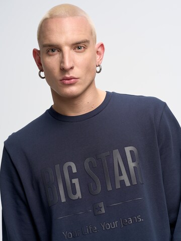 BIG STAR Sweatshirt 'ECODORT' in Blau