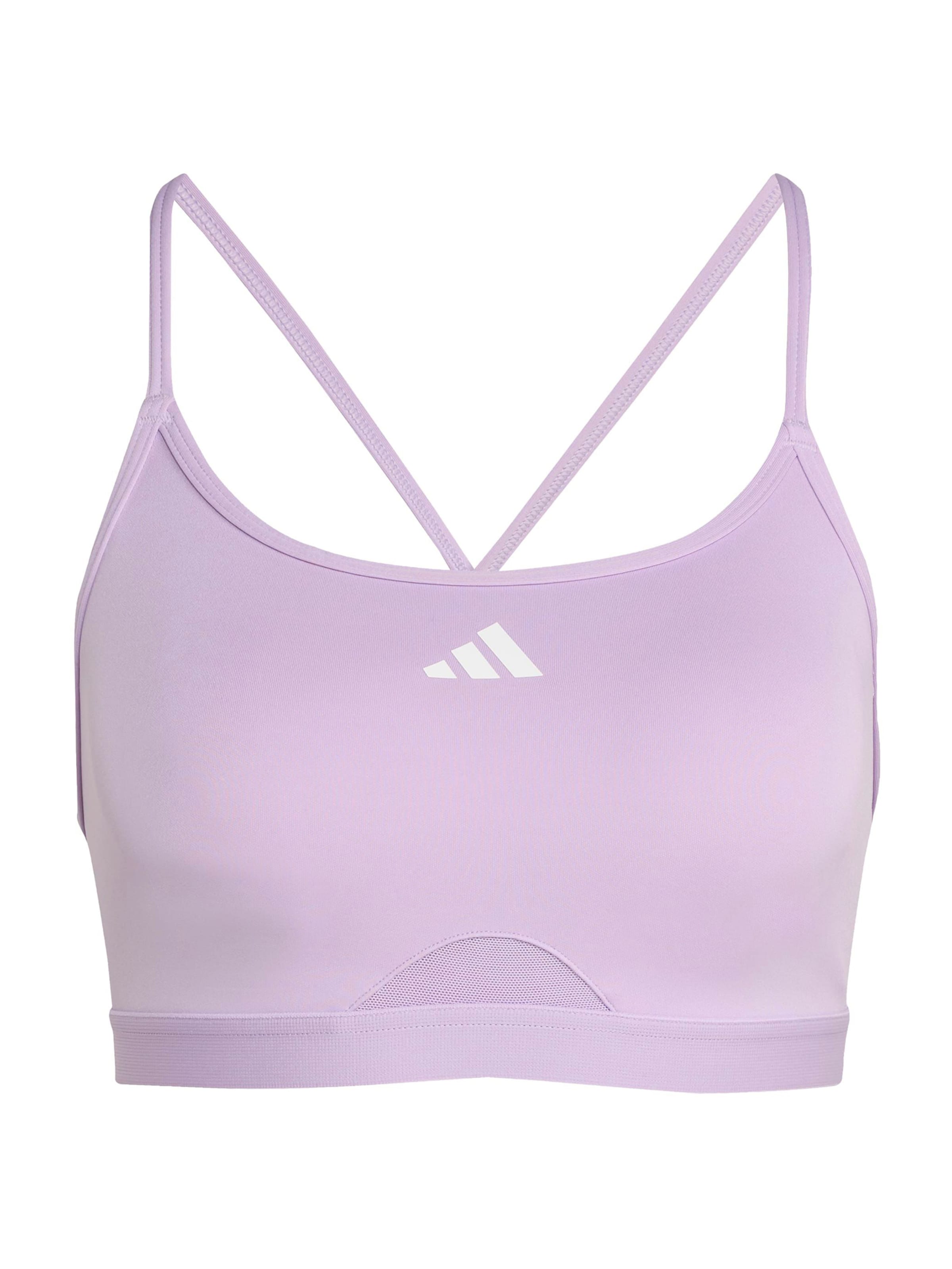 ADIDAS PERFORMANCE Bustier Urheilurintaliivit 'Aeroreact' värissä lila: etupuoli