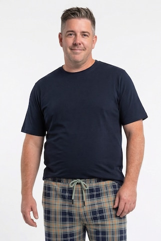 Men Plus Pajama short in Blue