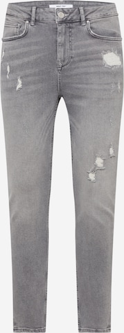 ABOUT YOU Slimfit Jeans 'Flynn' in Grijs: voorkant