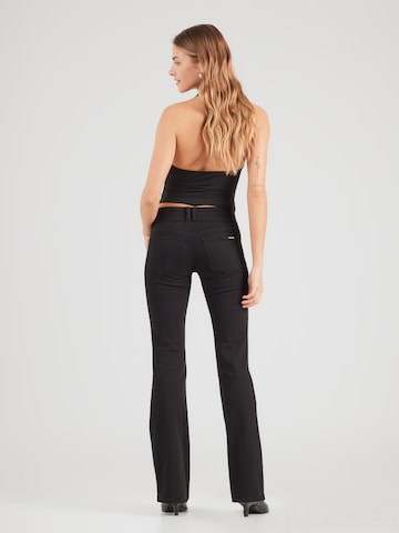 Tally WeijlFlared/zvonoliki kroj Traperice - crna boja