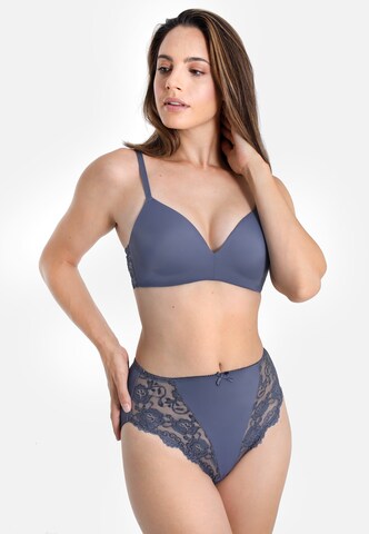 sassa T-Shirt Soft-BH 'CLASSIC LACE' 2er Pack in Blau: Vorderseite