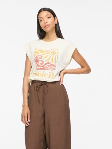 T-shirt 'VIPetone' VILA en beige : devant