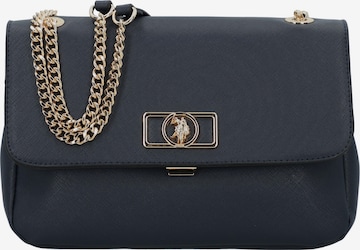 U.S. POLO ASSN. Schoudertas in Blauw: voorkant
