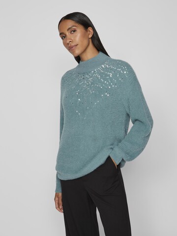 VILA Sweater 'Sheena' in Blue: front