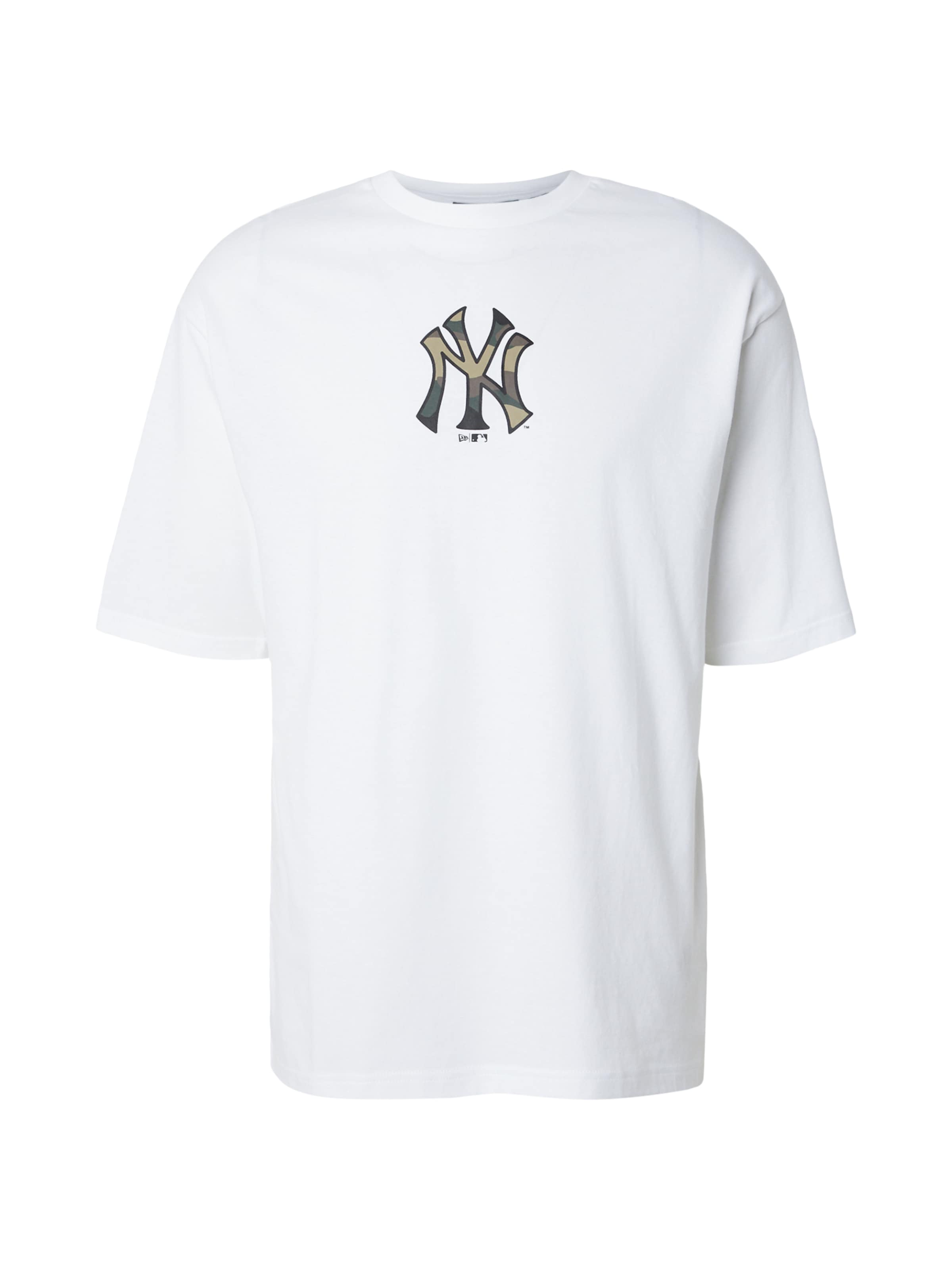 NEW ERA Shirt 'MLB INFILL NEYYAN' in White: front