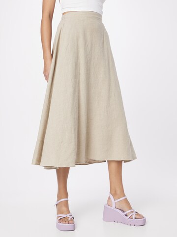 Line of Oslo Skirt 'Marlin' in Beige: front