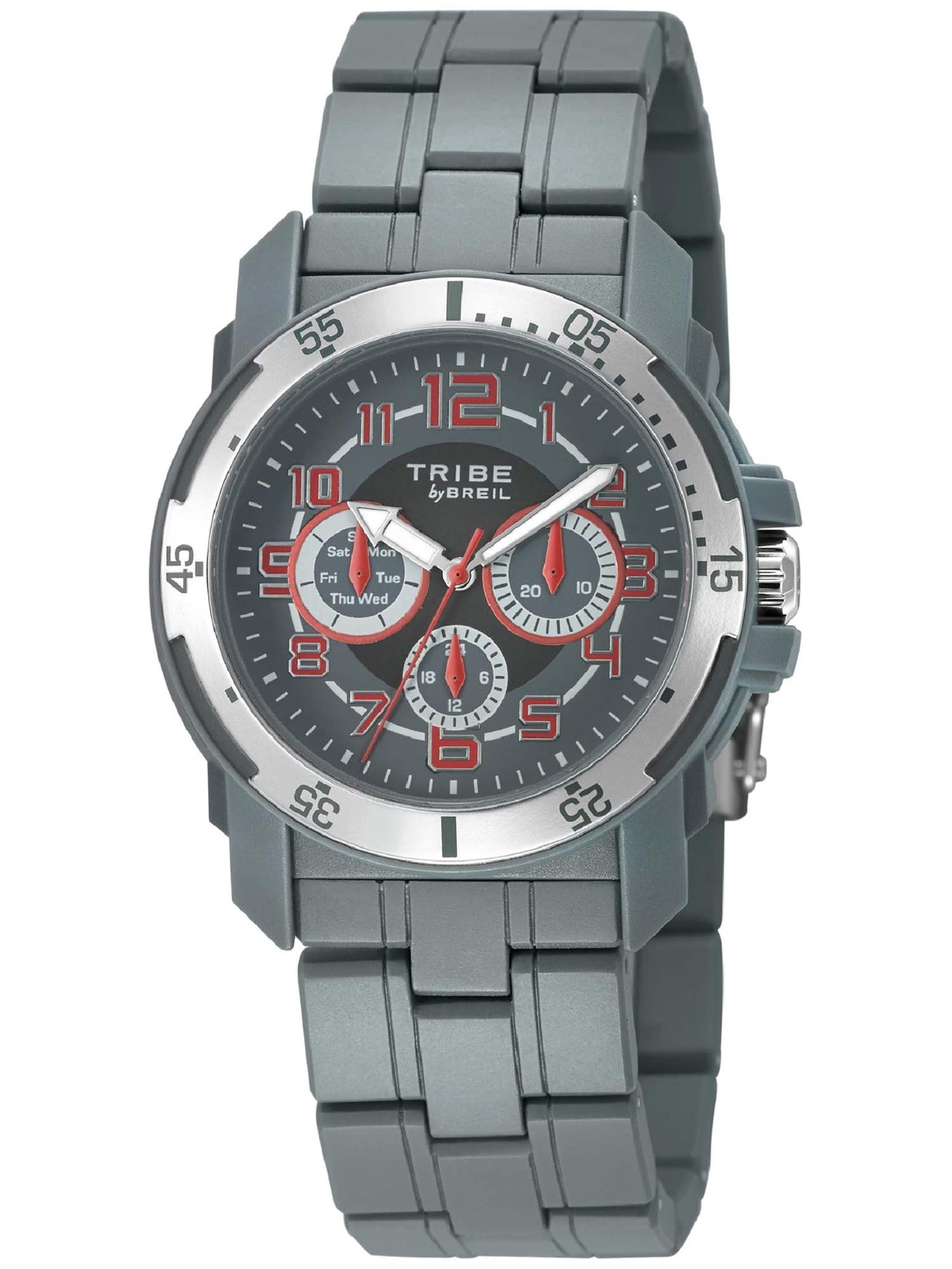 Breil Uhr 'Knock' in Grau: Vorderseite