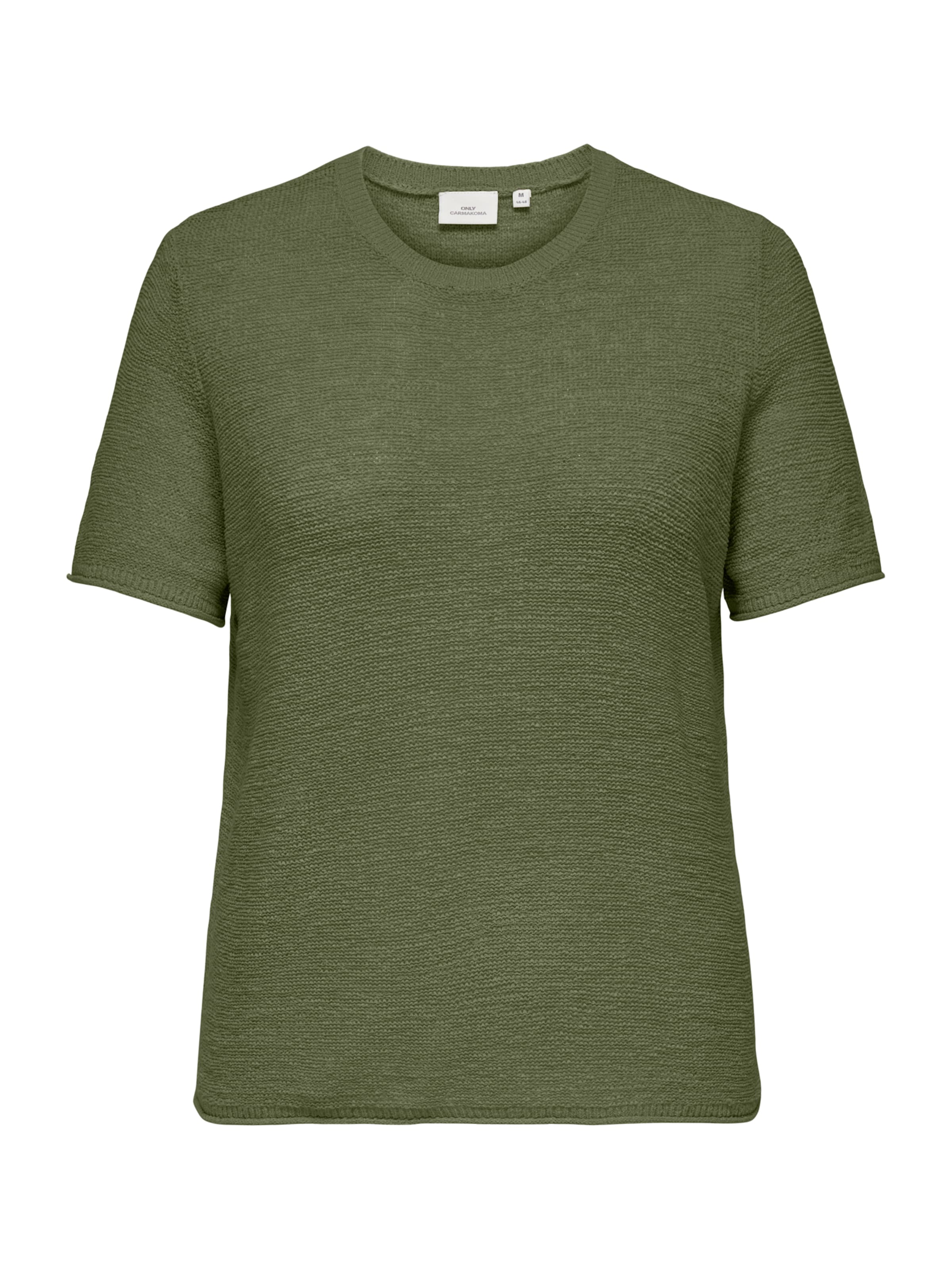 ONLY Carmakoma Пуловер 'CARSUNNY' в зелено: отпред