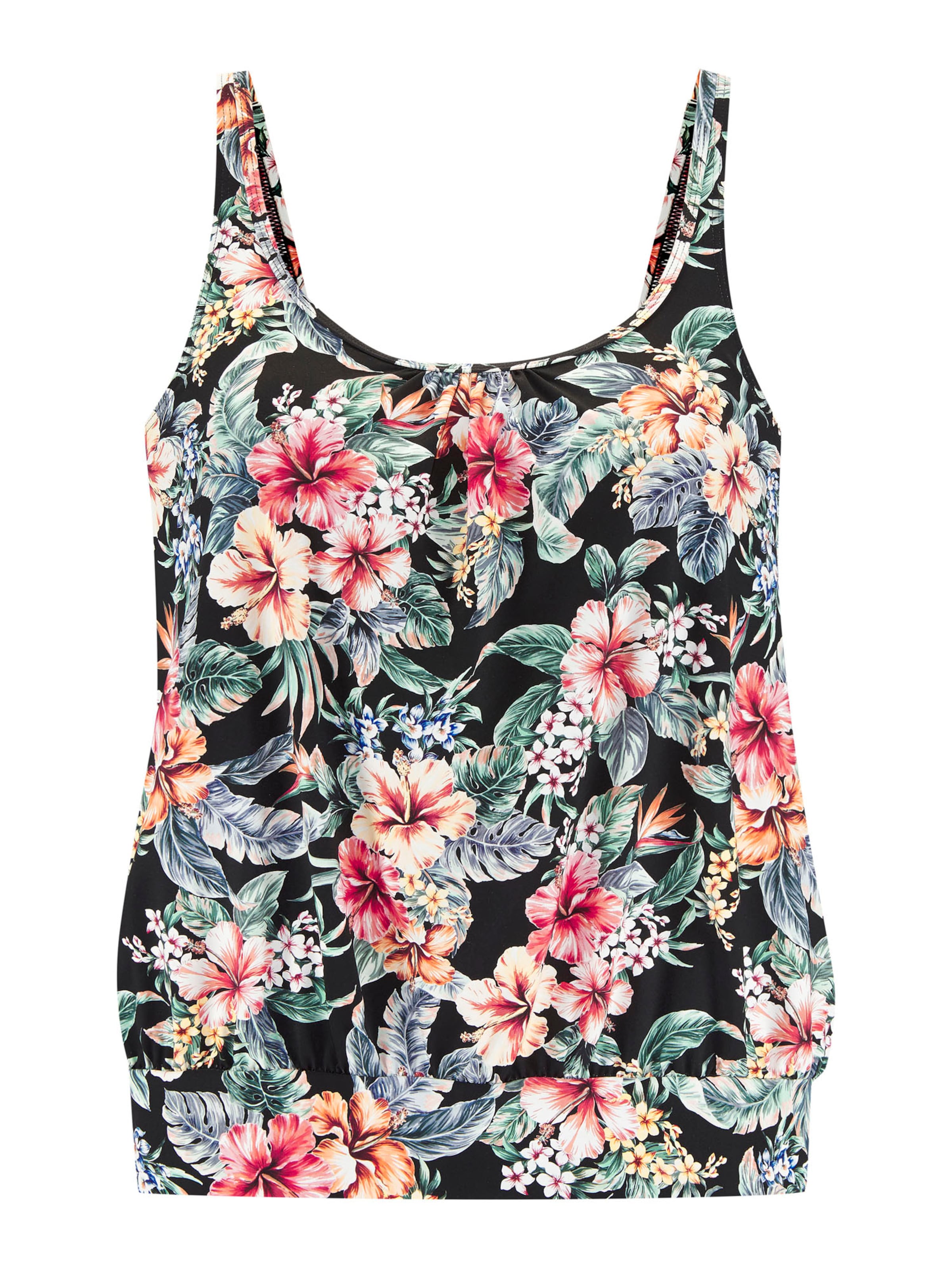 LASCANA Σουτιέν για T-Shirt Τανκίνι σε μαύρο: μπροστά