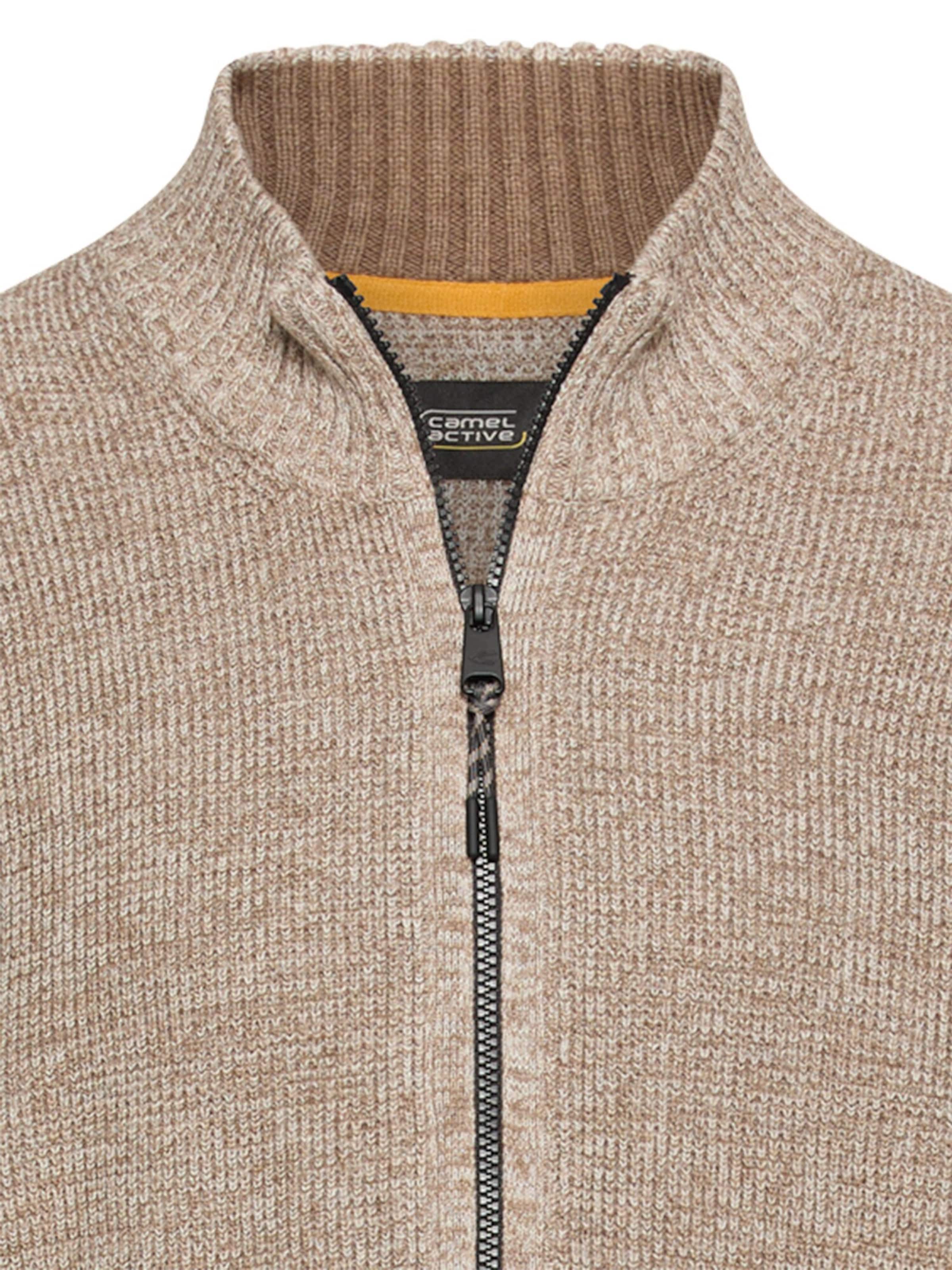 CAMEL ACTIVE Strickjacke in Beige