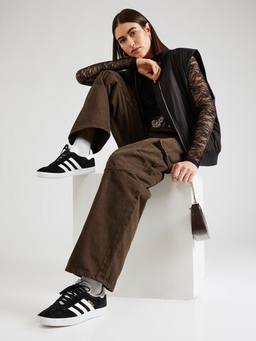 Wide Leg Jeans cargo Miss Sixty en vert