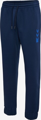 Hummel Tapered Sportbroek 'ACTIVE' in Blauw