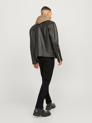 JACK & JONES Slim fit Jeans 'JJIGlenn JJOriginal' in Black