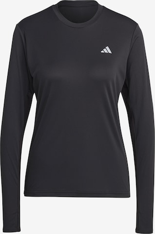 ADIDAS PERFORMANCE Функциональная футболка 'Run It' в Черный: спереди