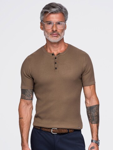 Ombre - Camiseta en marrón
