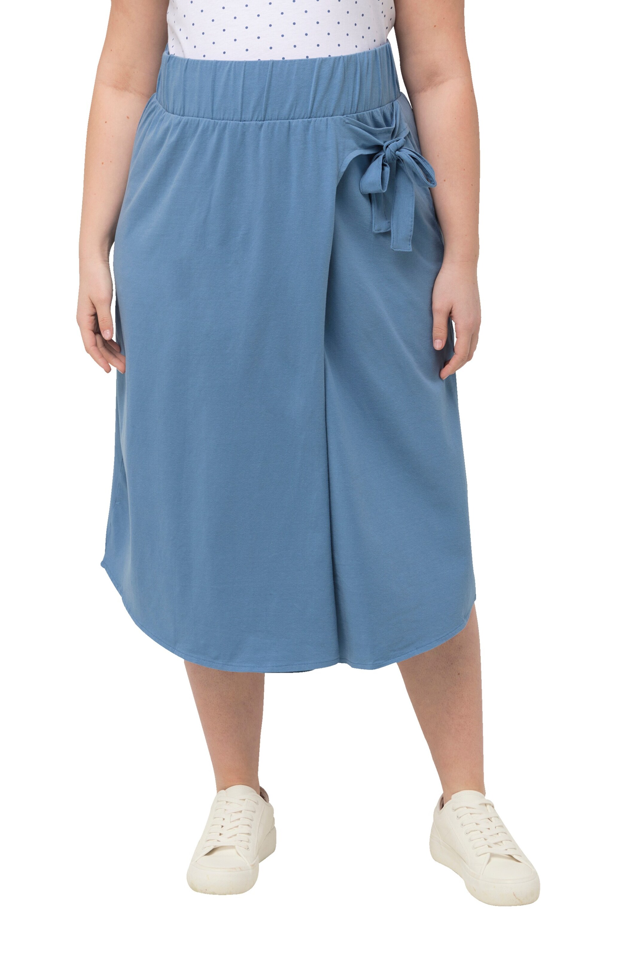 Ulla Popken Rok in Blauw: voorkant
