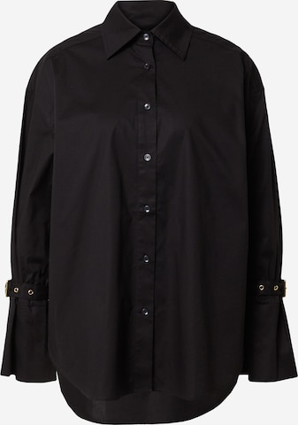 Hoermanseder x About You - Blusa 'Cleo' em preto: frente